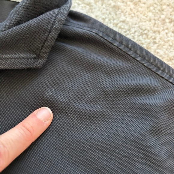 Greyson Polo Shirt Mens Medium Charcoal Gray Golf Short Sleeve Preppy Athleisure - Picture 4 of 11